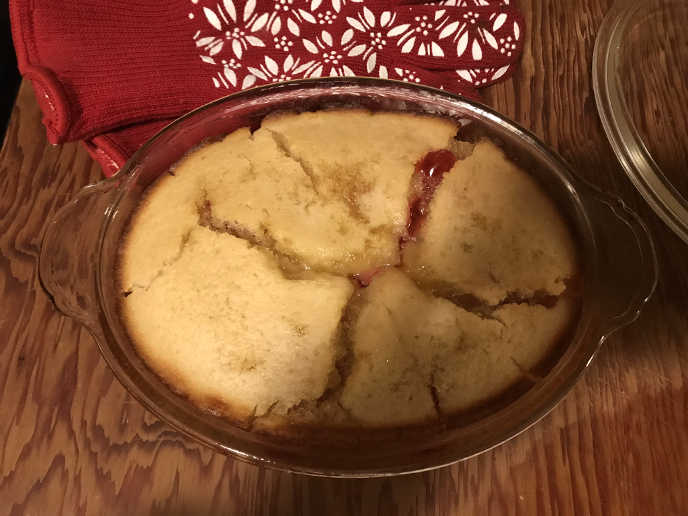 The Best Traditional Old Fashioned Cherry Cobbler Recipe